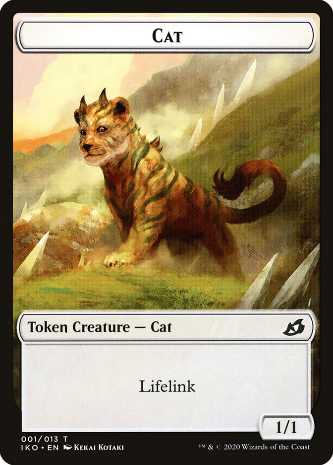 Cat Token [Ikoria: Lair of Behemoths Tokens] | Tables and Towers