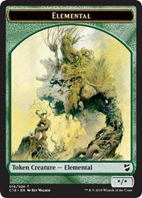 Elemental // Thopter (026) Double-Sided Token [Commander 2018 Tokens] | Tables and Towers