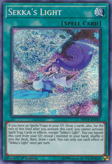 Sekka's Light [MP19-EN041] Prismatic Secret Rare | Tables and Towers