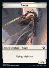 Kavu // Angel Double-Sided Token [Dominaria United Commander Tokens] | Tables and Towers