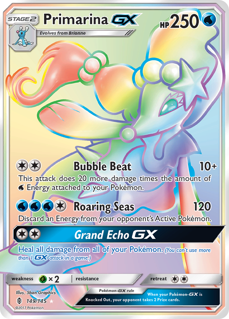 Primarina GX (149/145) [Sun & Moon: Guardians Rising] | Tables and Towers