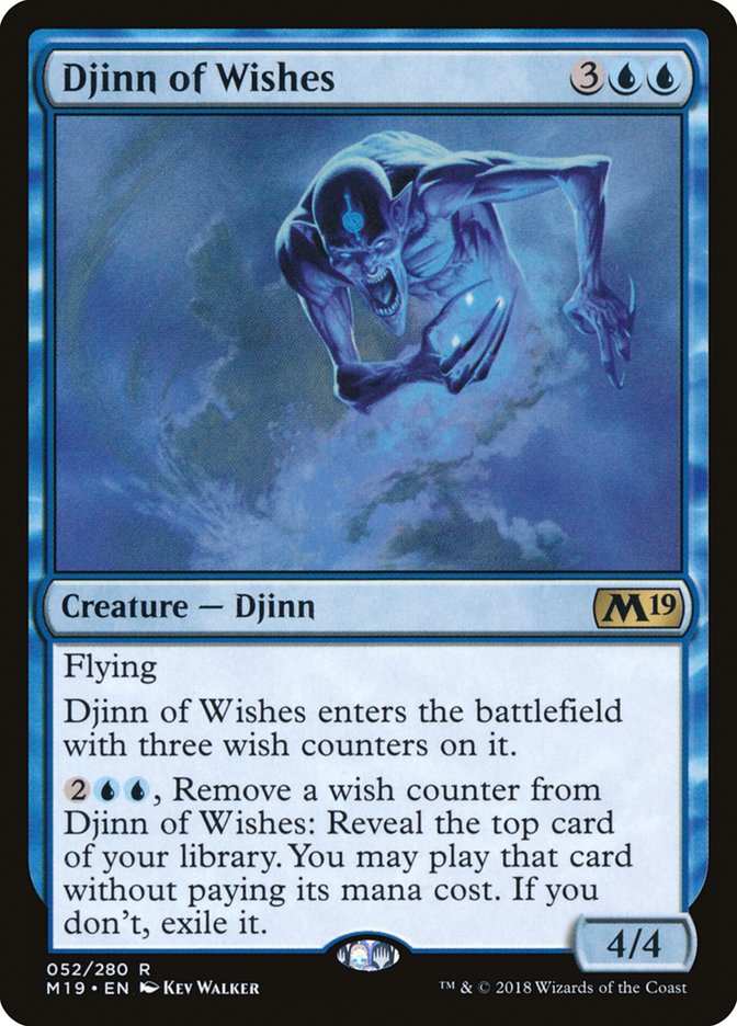 Djinn of Wishes [Core Set 2019] | Tables and Towers