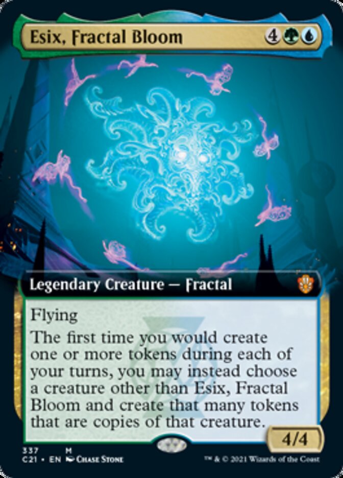 Esix, Fractal Bloom (Extended Art) [Commander 2021] | Tables and Towers