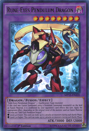 Rune-Eyes Pendulum Dragon [MP15-EN220] Ultra Rare | Tables and Towers