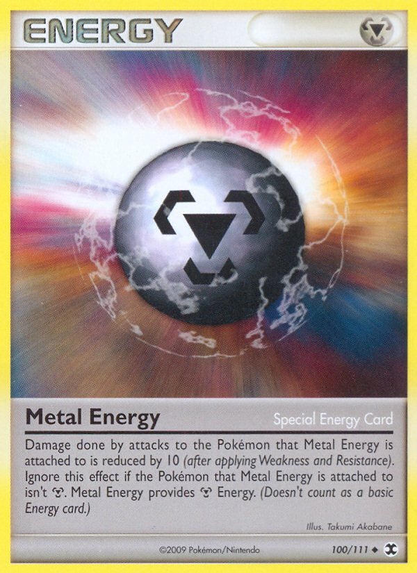 Metal Energy (100/111) [Platinum: Rising Rivals] | Tables and Towers