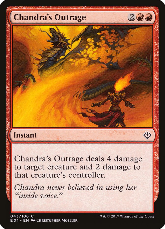 Chandra's Outrage [Archenemy: Nicol Bolas] | Tables and Towers