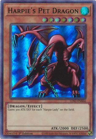 Harpie's Pet Dragon (Green) [LDS2-EN066] Ultra Rare | Tables and Towers