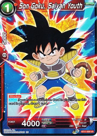 Son Goku, Saiyan Youth (BT11-008) [Vermilion Bloodline 2nd Edition] | Tables and Towers