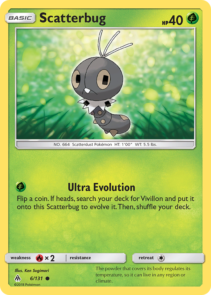 Scatterbug (6/131) [Sun & Moon: Forbidden Light] | Tables and Towers