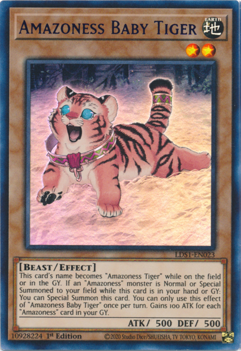 Amazoness Baby Tiger (Purple) [LDS1-EN023] Ultra Rare | Tables and Towers