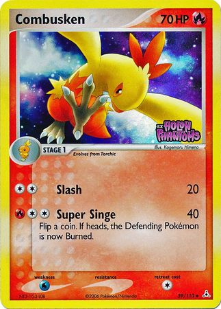 Combusken (39/110) (Stamped) [EX: Holon Phantoms] | Tables and Towers