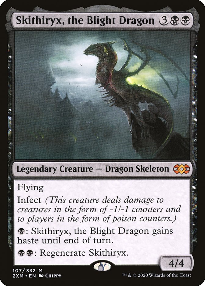 Skithiryx, the Blight Dragon [Double Masters] | Tables and Towers