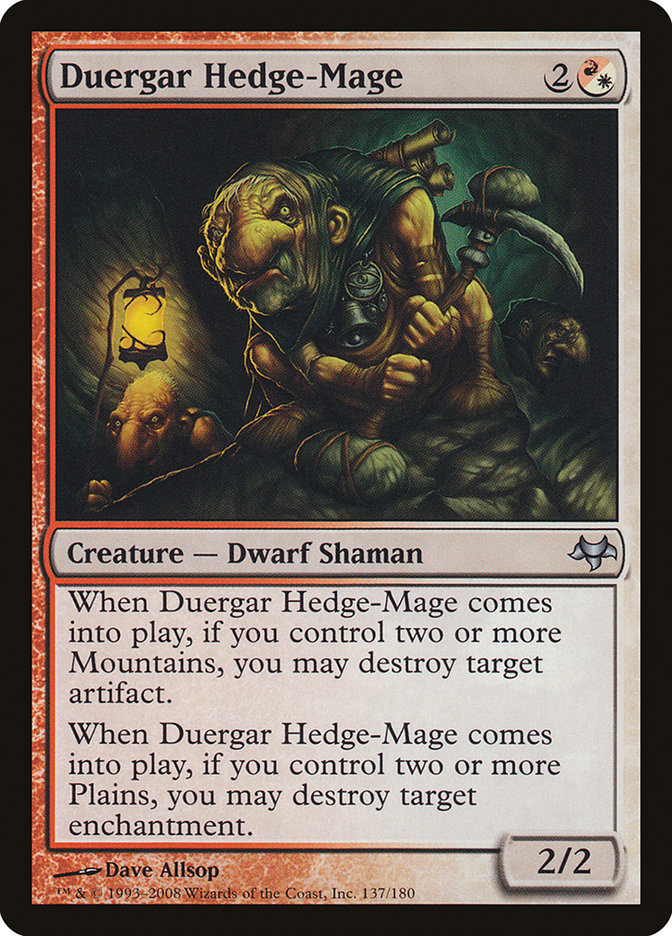 Duergar Hedge-Mage [Eventide] | Tables and Towers