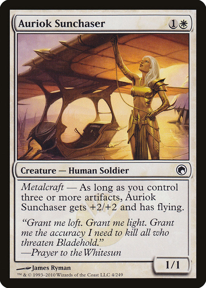 Auriok Sunchaser [Scars of Mirrodin] | Tables and Towers