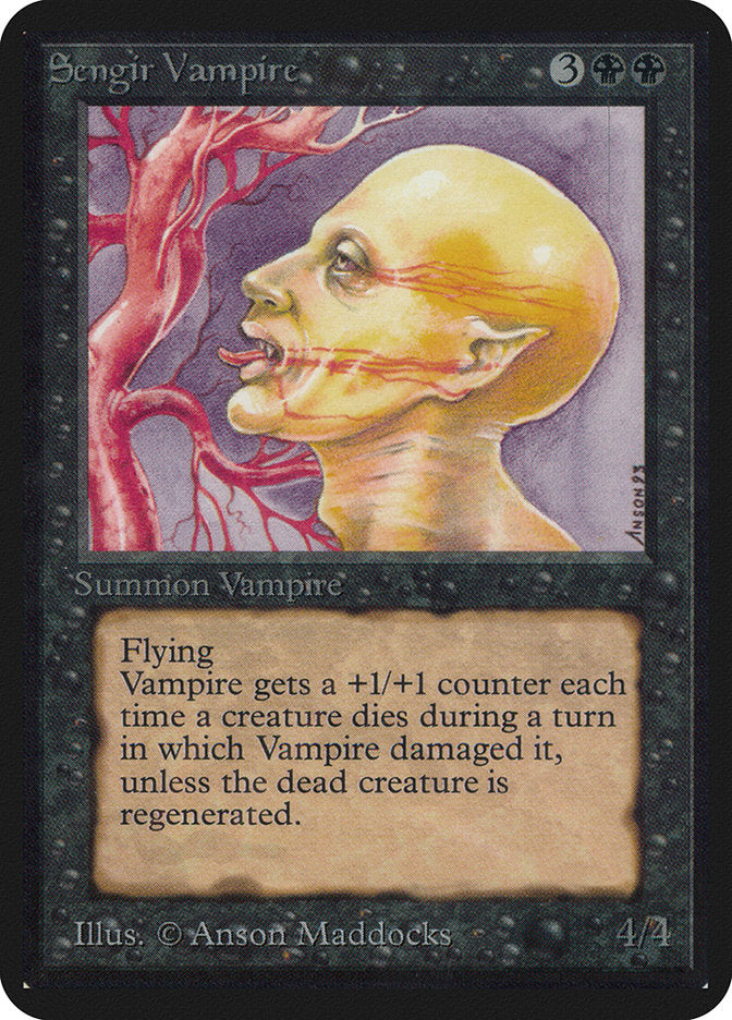 Sengir Vampire [Alpha Edition] | Tables and Towers