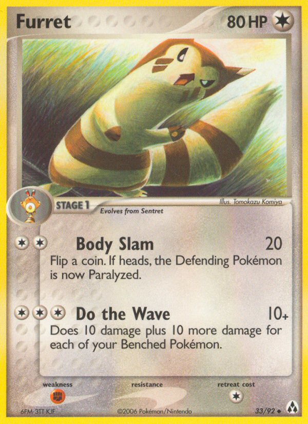 Furret (33/92) [EX: Legend Maker] | Tables and Towers