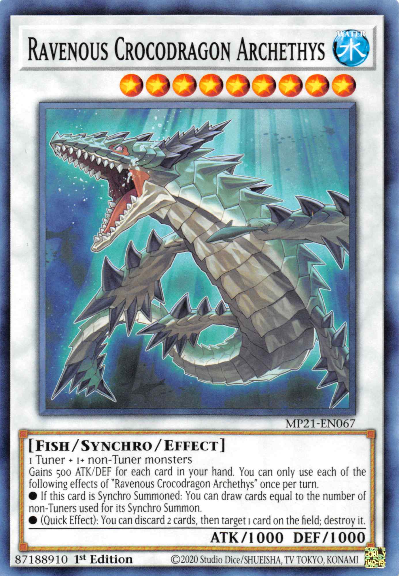 Ravenous Crocodragon Archethys [MP21-EN067] Common | Tables and Towers