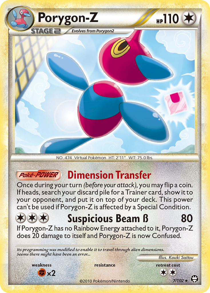 Porygon-Z (7/102) [HeartGold & SoulSilver: Triumphant] | Tables and Towers