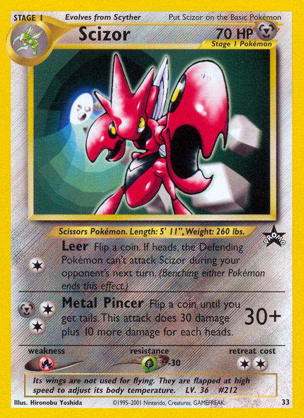 Scizor (33) [Wizards of the Coast: Black Star Promos] | Tables and Towers