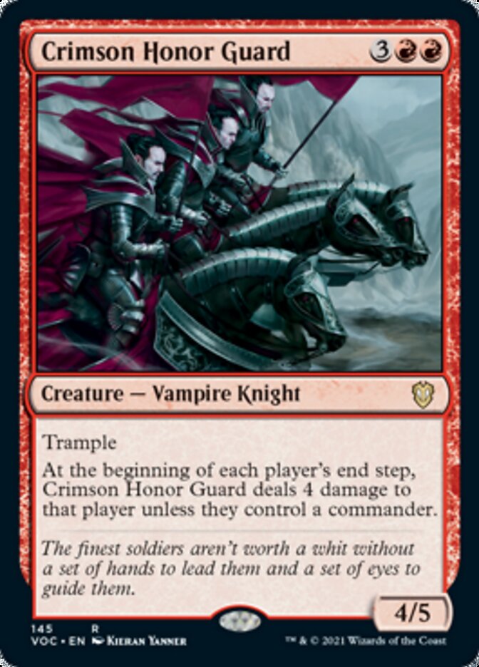 Crimson Honor Guard [Innistrad: Crimson Vow Commander] | Tables and Towers