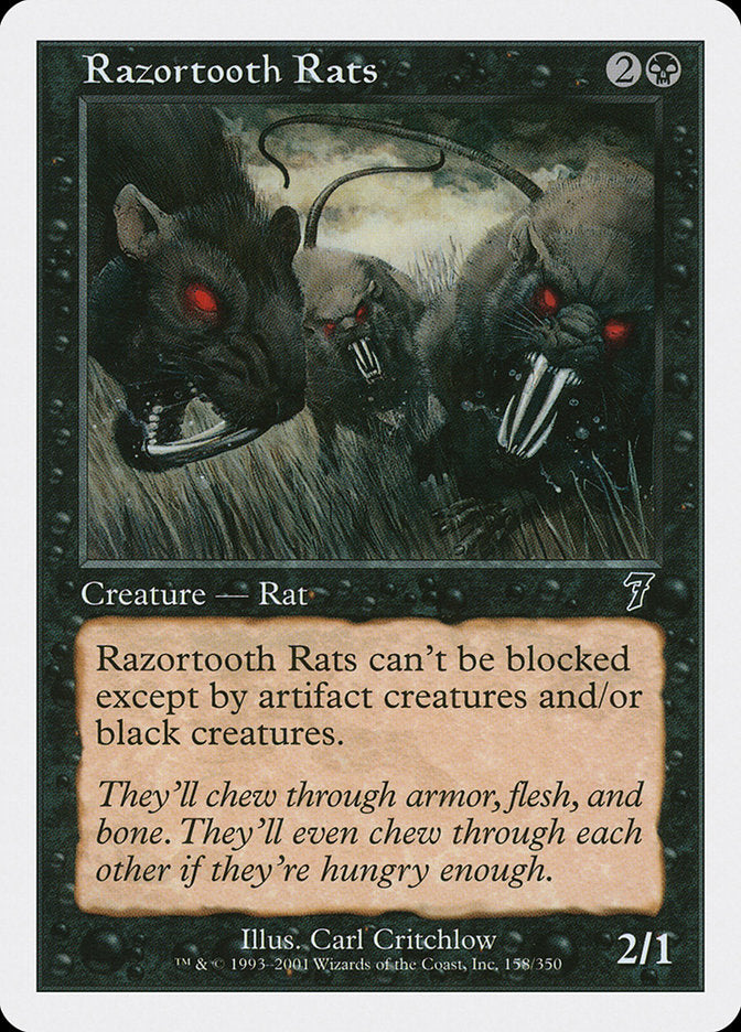 Razortooth Rats [Seventh Edition] | Tables and Towers