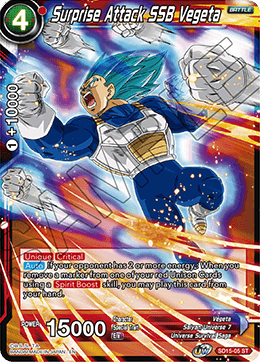 Surprise Attack SSB Vegeta (Starter Deck - Pride of the Saiyans) (SD15-05) [Cross Spirits] | Tables and Towers