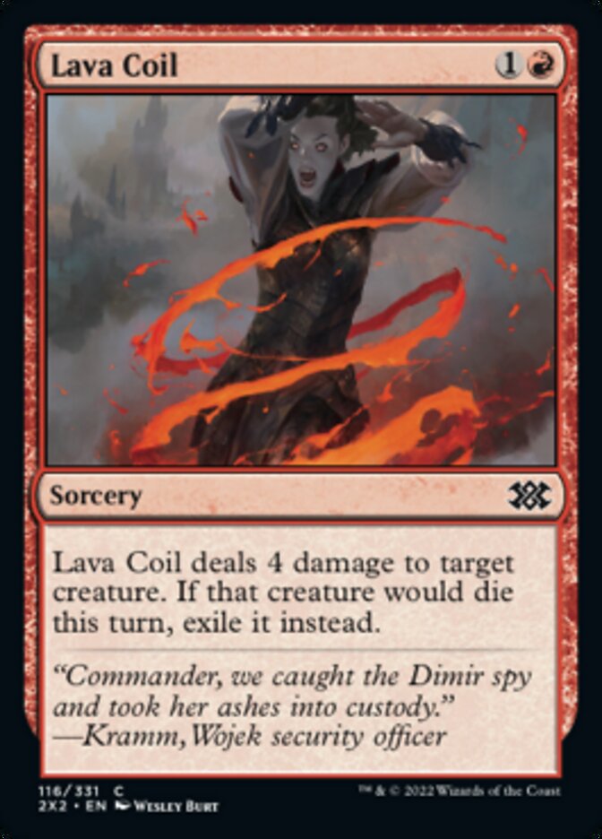 Lava Coil [Double Masters 2022] | Tables and Towers