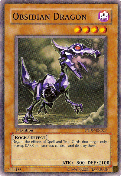 Obsidian Dragon [PTDN-EN023] Common | Tables and Towers