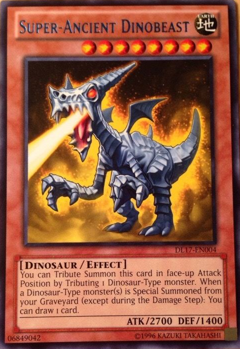 Super-Ancient Dinobeast (Blue) [DL17-EN004] Rare | Tables and Towers