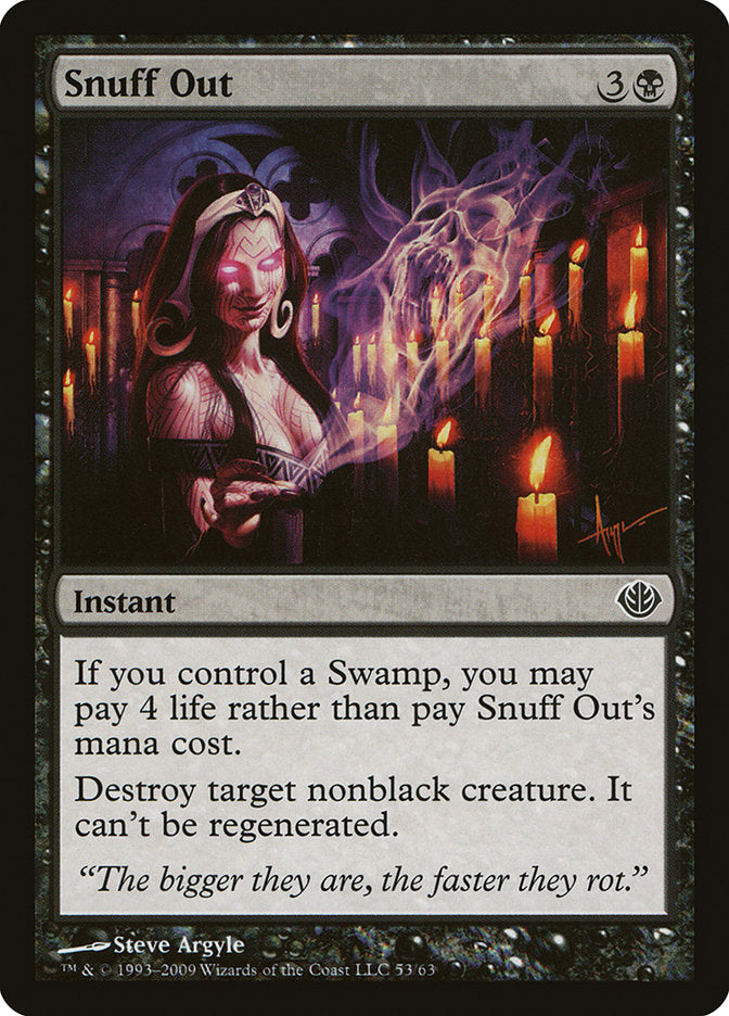 Snuff Out [Duel Decks: Garruk vs. Liliana] | Tables and Towers