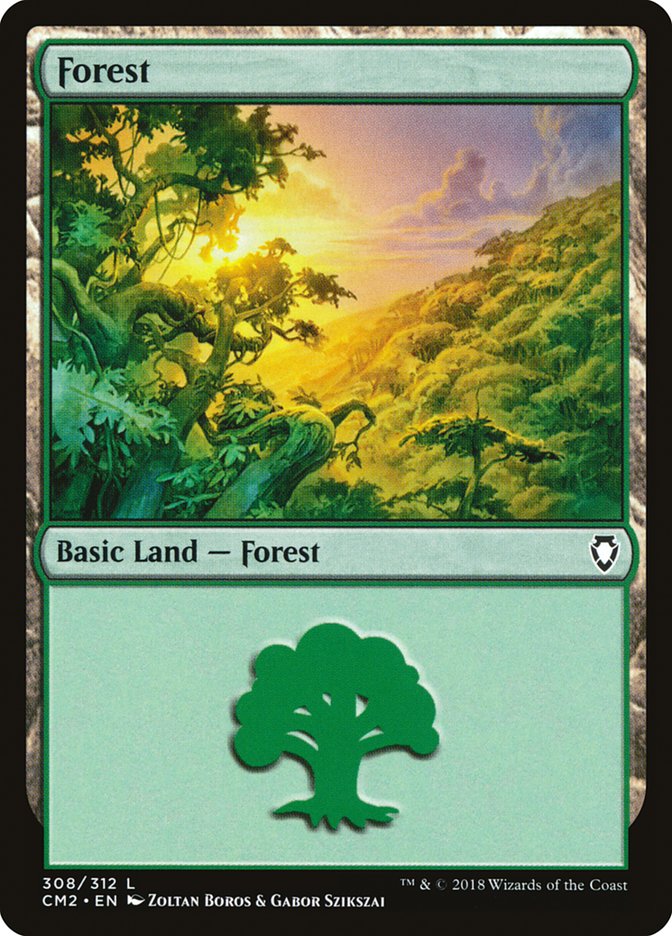 Forest (308) [Commander Anthology Volume II] | Tables and Towers