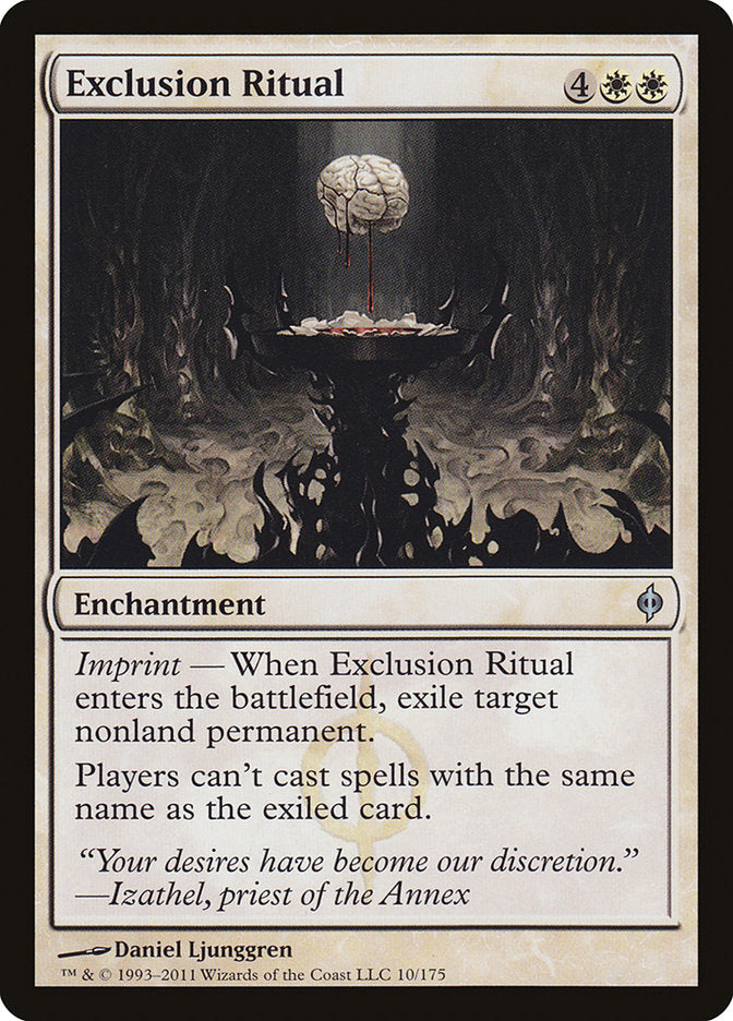 Exclusion Ritual [New Phyrexia] | Tables and Towers