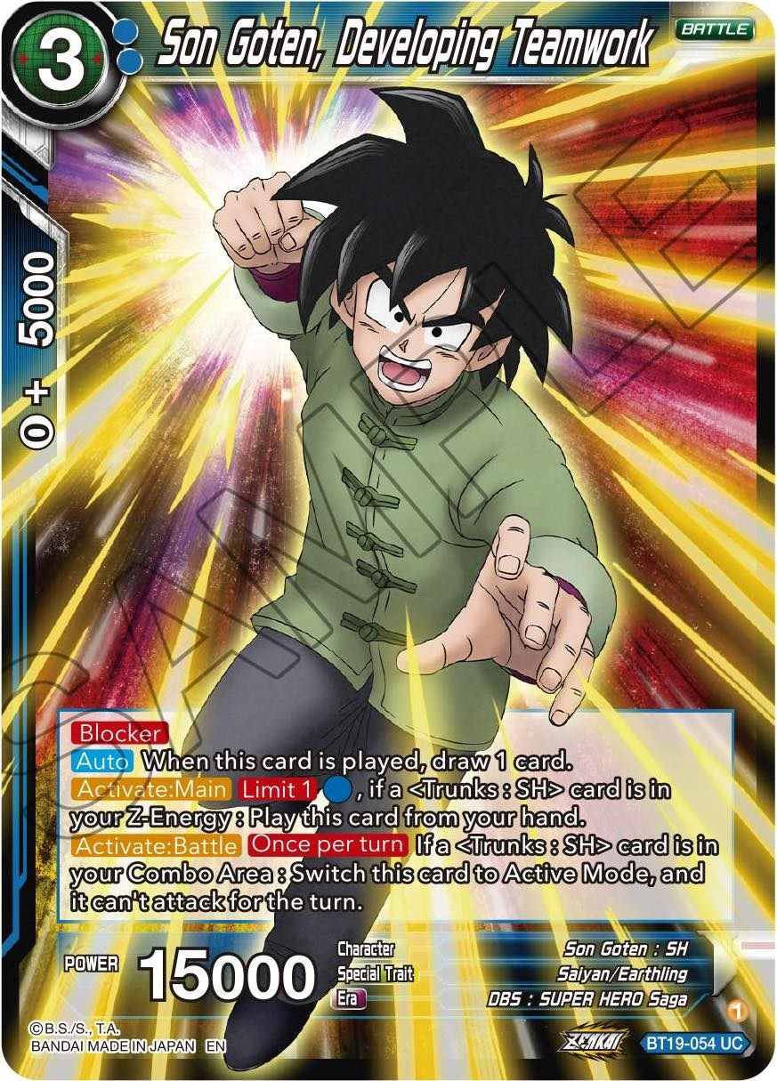 Son Goten, Developing Teamwork (BT19-054) [Fighter's Ambition] | Tables and Towers