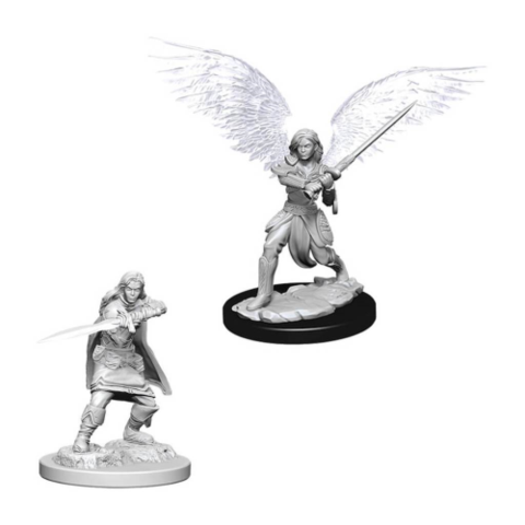 Nolzur's Marvelous Miniatures - Female Aasimar Fighter | Tables and Towers