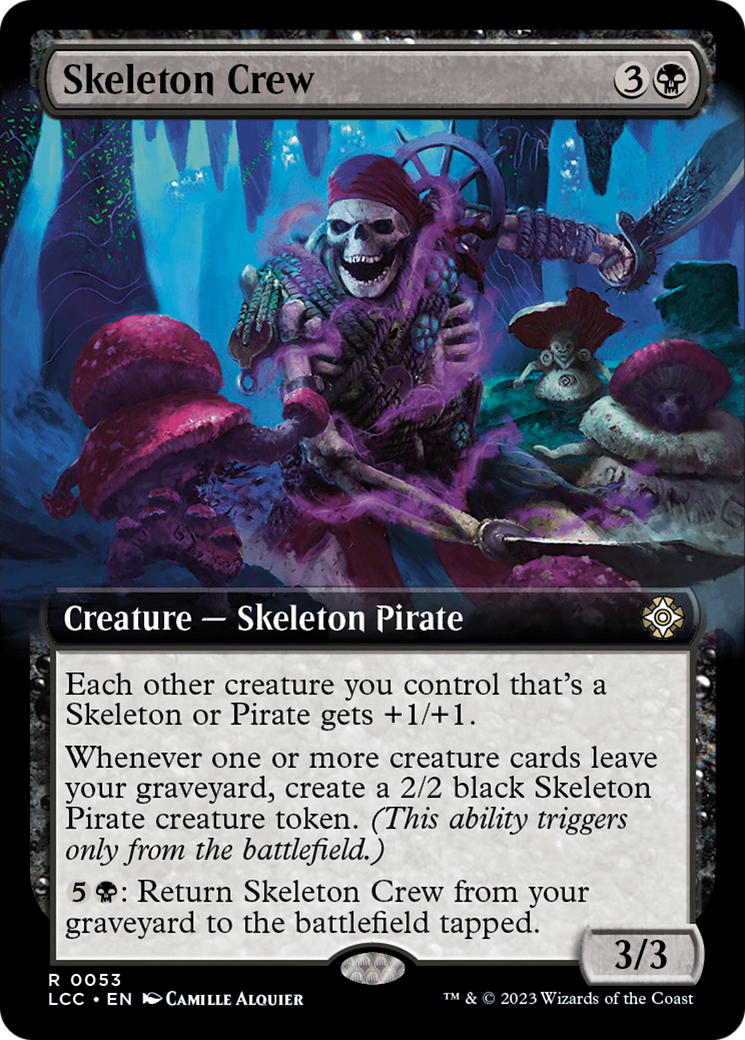 Skeleton Crew (Extended Art) [The Lost Caverns of Ixalan Commander] | Tables and Towers