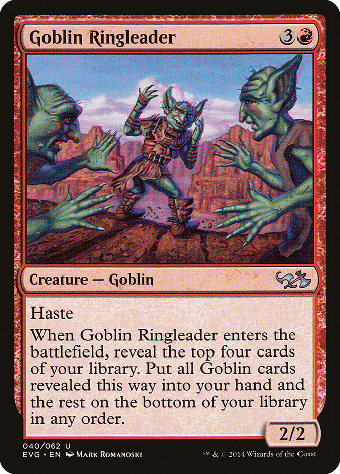 Goblin Ringleader (Elves vs. Goblins) [Duel Decks Anthology] | Tables and Towers