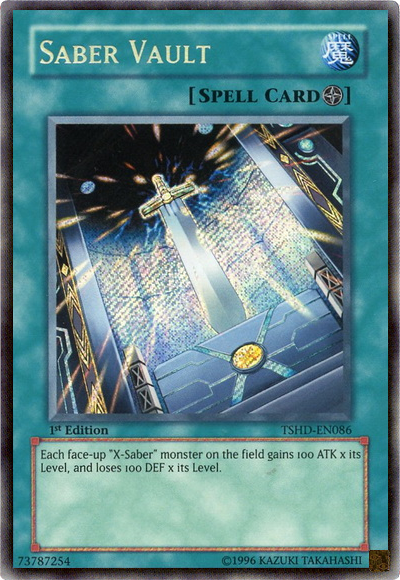 Saber Vault [TSHD-EN086] Secret Rare | Tables and Towers