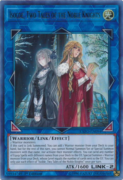 Isolde, Two Tales of the Noble Knights [EXFO-EN094] Ultra Rare | Tables and Towers