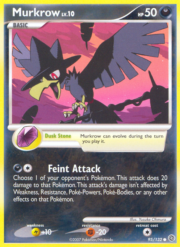 Murkrow (95/132) [Diamond & Pearl: Secret Wonders] | Tables and Towers