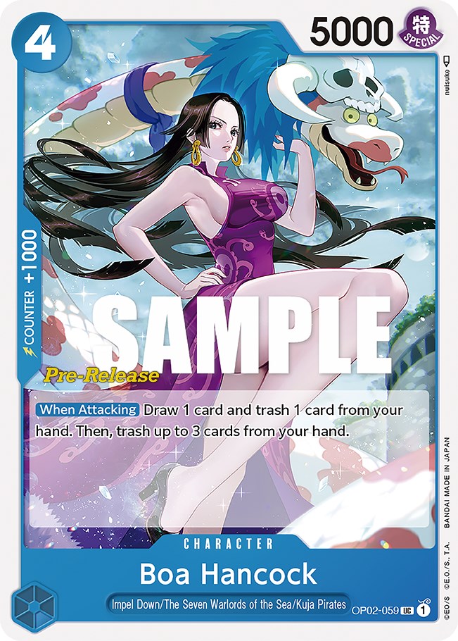 Boa Hancock [Paramount War Pre-Release Cards] | Tables and Towers