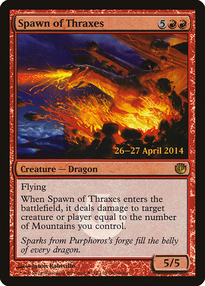 Spawn of Thraxes [Journey into Nyx Prerelease Promos] | Tables and Towers