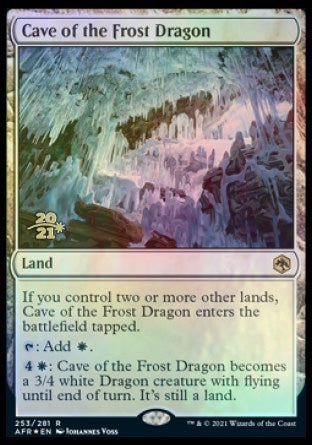 Cave of the Frost Dragon [Dungeons & Dragons: Adventures in the Forgotten Realms Prerelease Promos] | Tables and Towers