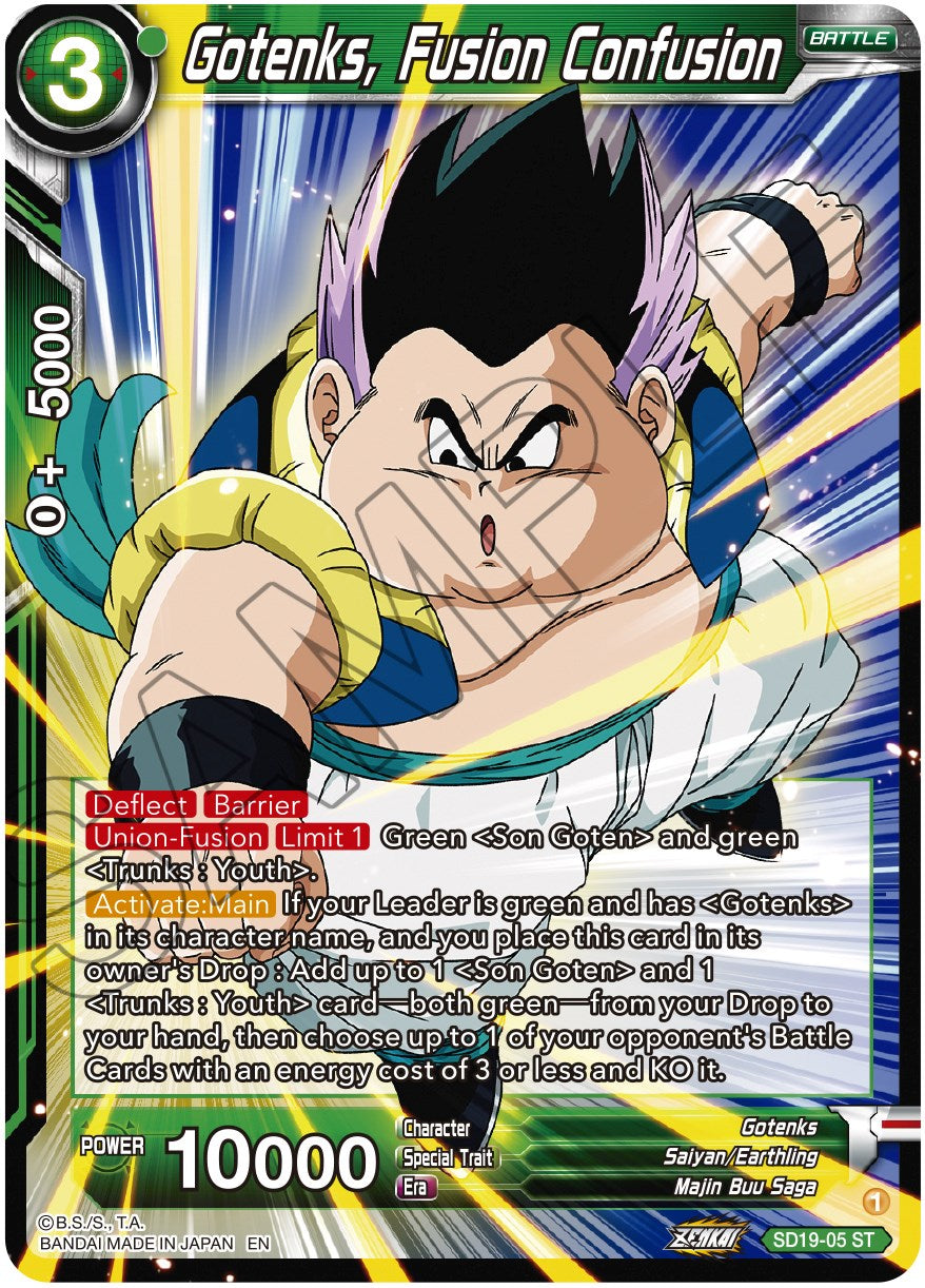 Gotenks, Fusion Confusion (SD19-05) [Dawn of the Z-Legends] | Tables and Towers