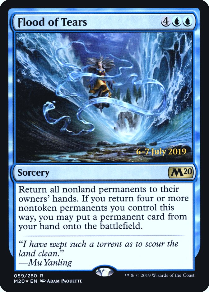 Flood of Tears [Core Set 2020 Prerelease Promos] | Tables and Towers