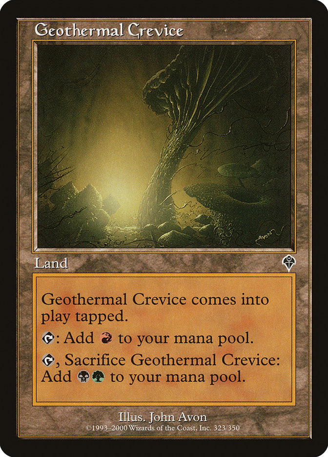 Geothermal Crevice [Invasion] | Tables and Towers