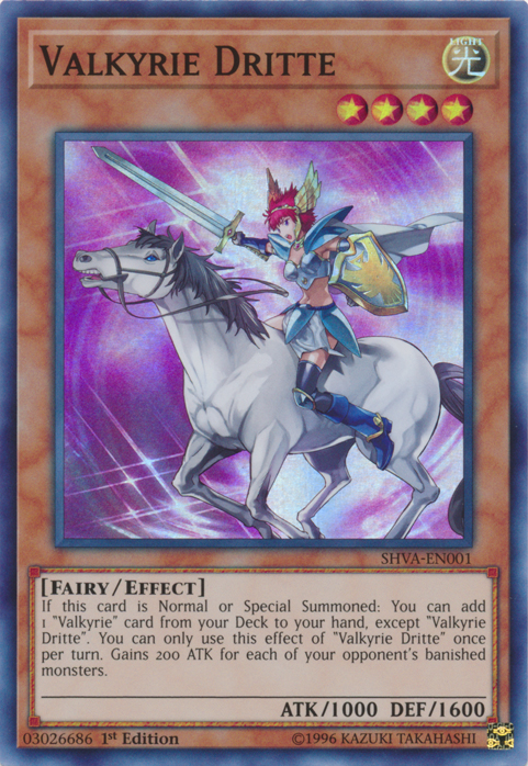 Valkyrie Dritte [SHVA-EN001] Super Rare | Tables and Towers