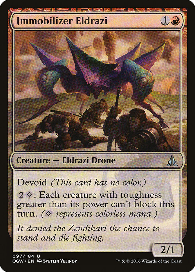 Immobilizer Eldrazi [Oath of the Gatewatch] | Tables and Towers