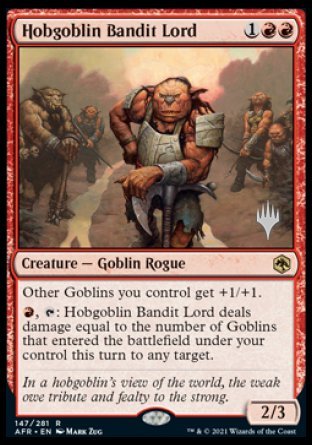 Hobgoblin Bandit Lord (Promo Pack) [Dungeons & Dragons: Adventures in the Forgotten Realms Promos] | Tables and Towers