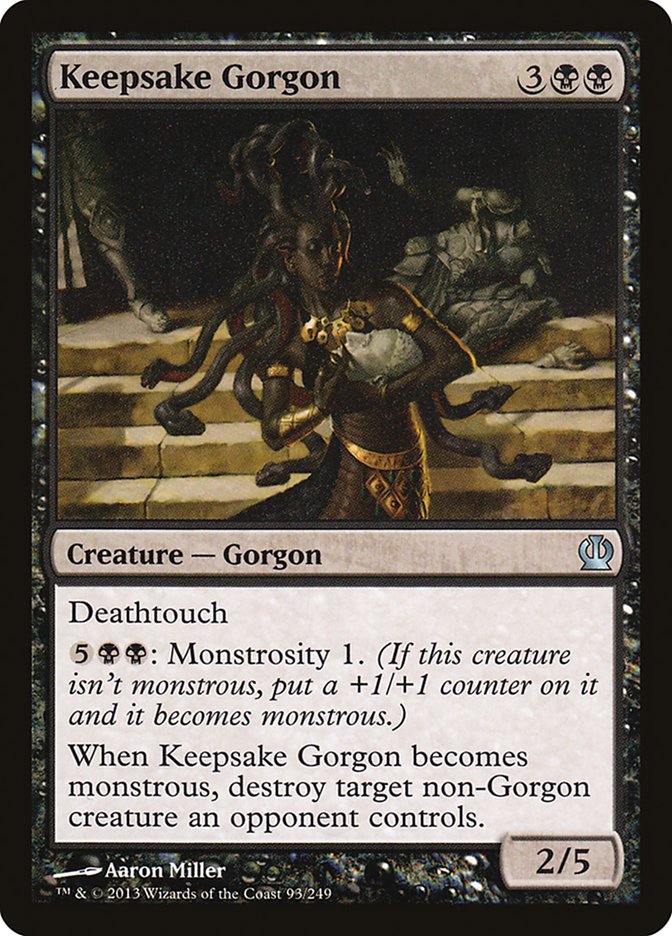 Keepsake Gorgon [Theros] | Tables and Towers