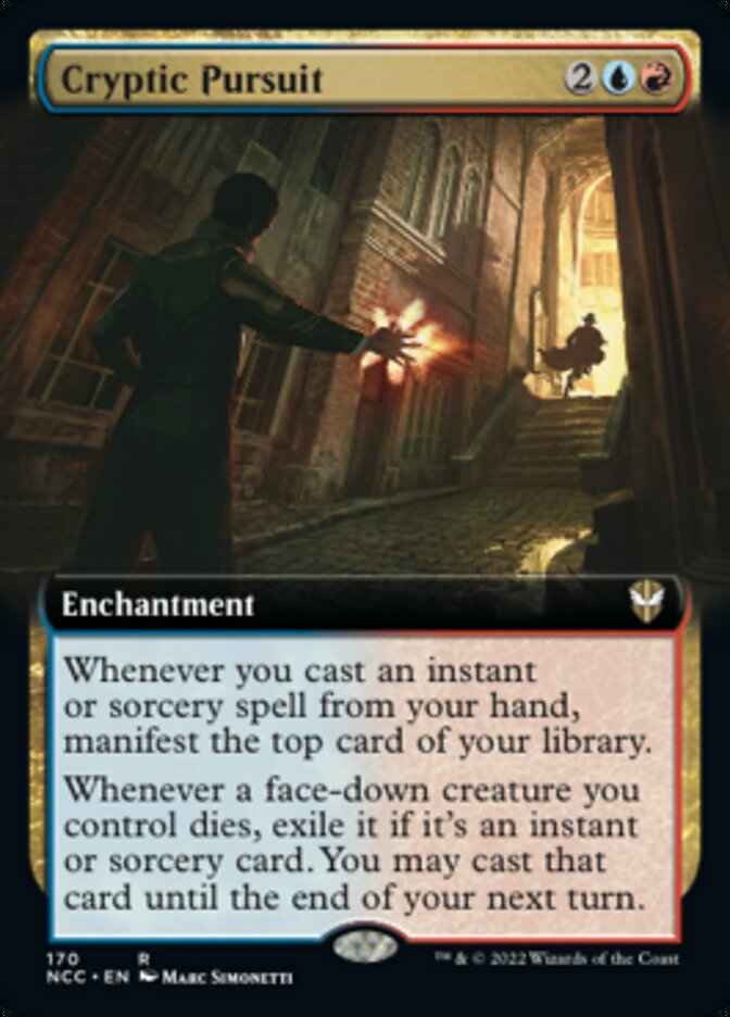 Cryptic Pursuit (Extended Art) [Streets of New Capenna Commander] | Tables and Towers